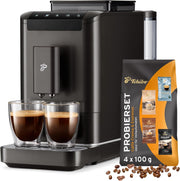 View Tchibo Kaffeevollautomat Esperto2 Caffè mit 2-Tassen-Funktion für Caffè Crema und Espresso, Granite Black - INKLUSIVE Kaffeeprobierset GRATIS image 2