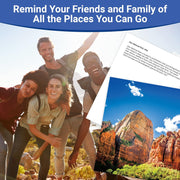 View Stunning 4x6in American National Parks Postcards 15pk. Premium Set of 15 Post Cards of Beautiful Scenic Images for Friends and Family Who Love Hiking Nature and Outdoors or Frame Them as Wall Art! image 5