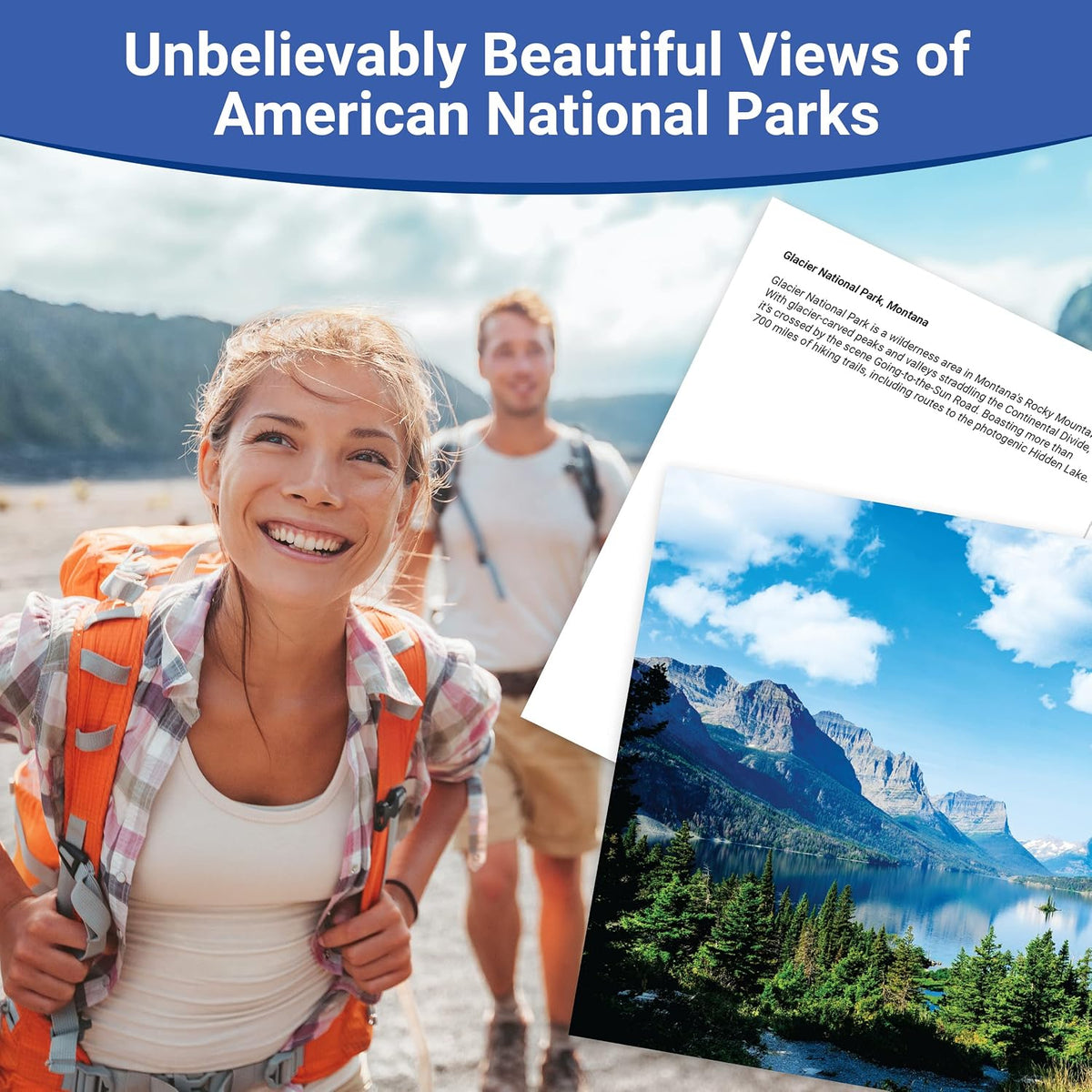 Stunning 4x6in American National Parks Postcards 15pk. Premium Set of 15 Post Cards of Beautiful Scenic Images for Friends and Family Who Love Hiking Nature and Outdoors or Frame Them as Wall Art!