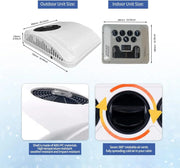 View Aire Acondicionado RV 8800BTU CC 12V para camiones y autocaravanas image 2