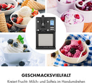 View Klarstein Sweet Sundae - Eiscrememaschine, 1,5 Liter, mitselbstkühlendem Kompressor, 200 Watt, Ausgabesystem, 3 StundenAuto-Kühlhaltefunktion, image 4