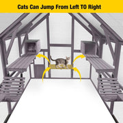 View aivituvin Recinto Exterior para Gatos – Gran Área de Juego para Gatos image 6