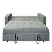 View Sofá Cama De 2 Plazas Modelo Vienna Con Reposabrazos, Gris, Diseño Moderno, Práctico Y Funcional image 4