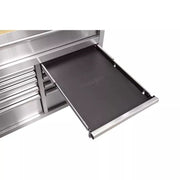 View 72 in 18-Drawer 24 in. D Mobile Workbench with Solid Wood Top Stainless Steel image 6
