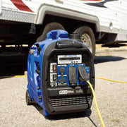 View 2300-watt dual-fuel portable digital inverter generator - Dual fuel (gasoline and propane), suitable for RVs and emergency use image 4