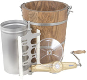View 6 qt Country Ice Cream Maker – Classic Wooden Tub – Hand Crank image 2
