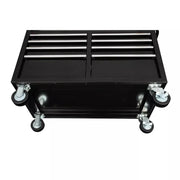 View 46 in. W x 24 in. D 9-Drawer Gloss Black Deep Tool Chest Mobile Workbench image 2