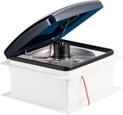 View 12V RV Roof Fan Vent 14'' 10 Speed Reversible Manual Lift (NO REMOTE) image 3