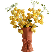 View Modern Ceramic Decorative Vase with Bow Design for Tabletop Home Decor image 1