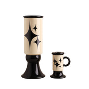 View Modern Ceramic Decorative Vase and Candle Holder Set for Tabletop Home Decor image 1
