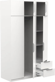 View Miroytengo Armario Ghost Grande 6 Puertas y 2 Cajones Color Blanco Mate 203x119 cm image 4