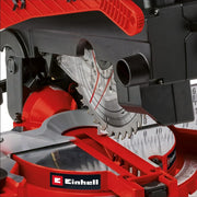 View Einhell Sierra ingletadora y tronzadora y mesa TE-MS 216 T (1500W, hoja de sierra de Ø216mm, ancho de corte 120mm, profundidad 55mm, incl. láser de image 3