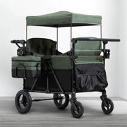 View Carrito-Paseador Jeep Wrangler Deluxe para 4 Niños – Capota Desmontable, Bolsa Térmica, Asientos Modulares, Almacenamiento XXL, Ruedas Antipinchazos, image 1