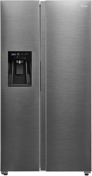 View Midea KS-DDX 6.32 WT Side-by-Side Kühl-/Gefrierkombination/ 178,8 cm Hhe/ 254 kWh/Jahr/No Frost/Dual Inverter Compressor/mit 3in1 Wasser-/Eisspender image 5