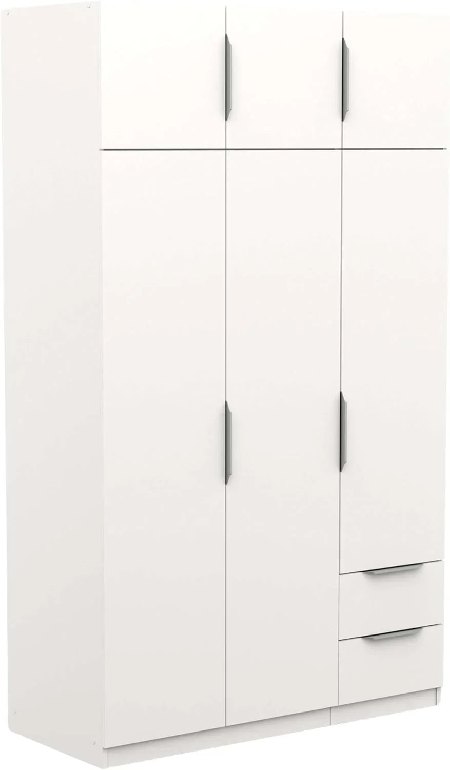 Miroytengo Armario Ghost Grande 6 Puertas y 2 Cajones Color Blanco Mate 203x119 cm