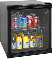 View METRO Professional Mini-Kühlschrank GPC1046, Edelstahl/Glas, 43 x 48 x 51.5 cm, 46 L, schwarz image 5