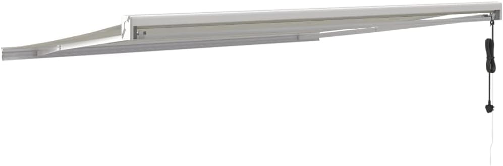 Toldo Articulado Eléctrico con Mando a Distancia, Toldo Retráctil 4x3 m, Toldo Exterior Enrollable, Toldo con Abrazadera, Toldo Motorizado Incluye
