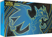 View Pokémon: Colección Ultra Premium Mega Charizard X-ex del JCC Pokémon (Dos Cartas promocionales holográficas, 18 Sobres de expansión y Accesorios image 1