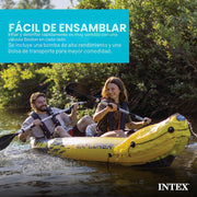 View Intex Explorer K2 Kayak, 2-Person Inflatable Kayak Set with Aluminum Oars and High Output Air Pump image 6