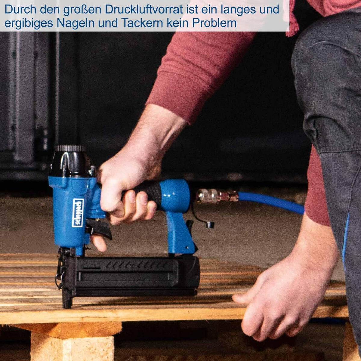 Scheppach Druckluft Kompressor HC120DC ölgeschmiert und langlebig 2200W Leistung 100L Kessel max. 10bar Druck 371L Ansaugleistung mit Fahrvorrichtung,