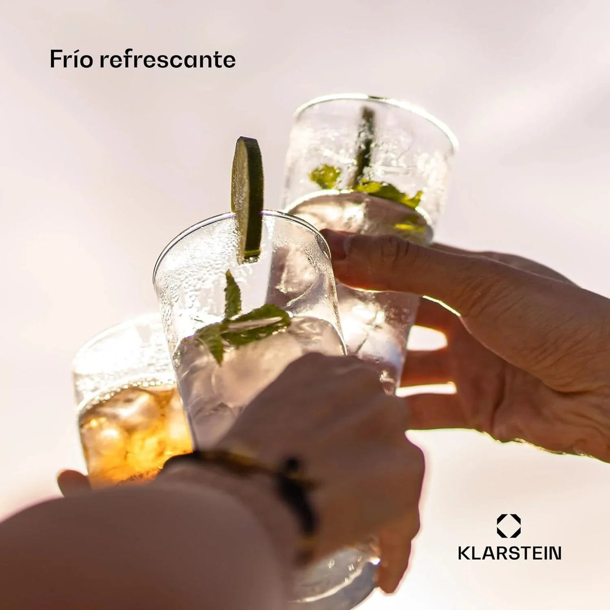 Klarstein Maquina de Hielo Doméstica, 1,8L, Gris oscuro, Ice Maker Encimera 15 kg, para Hacer Cubitos de Hielo y Picado en Casa, con Panel Táctil y