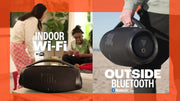 View JBL Boombox 3 Wifi – Kabelloser Lautsprecher mit Bluetooth und Wifi – Kompatibel mit der JBL One App – 24 Stunden Wiedergabezeit – Wasser- und image 2
