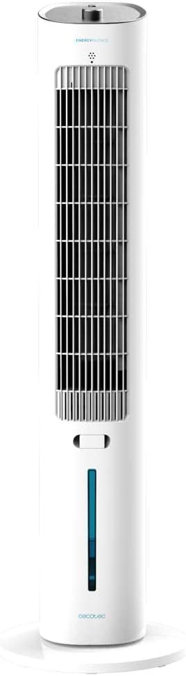 Cecotec Climatizador Evaporativo EnergySilence 2000 SkyCool. 60W, Depósito de 3L, Compatible con Aceites esenciales, 3 Velocidades, Oscilación de 50o,