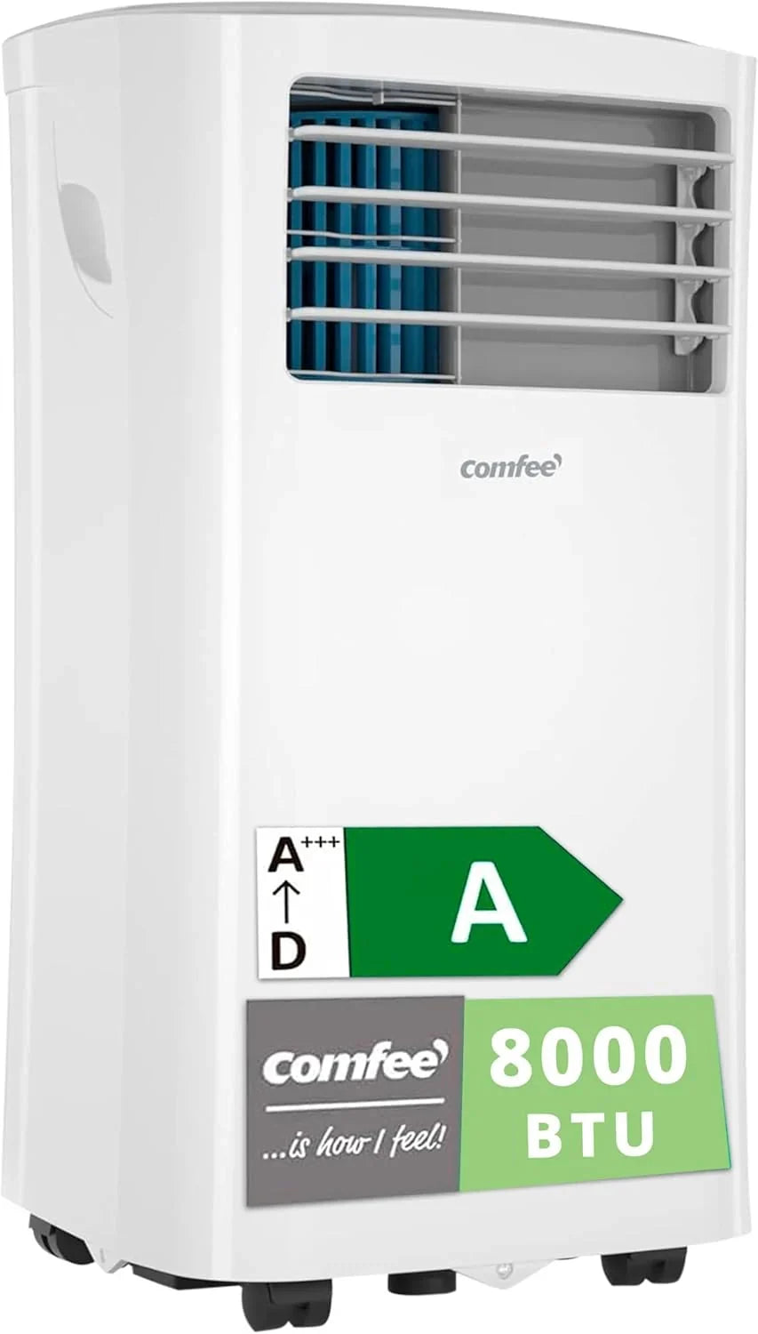 COMFEE Pingüino Aire Acondicionado Portátil 8000 BTU / 2000 Frigorías – Climatizador sin unidad exterior – Enfriador Silencioso Bajo Consumo con Kit