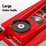 View 3 Ton Hydraulic Floor Jack with Quick Lift Pump Car Jack, (6,000 lb) Capacity,Red,W83025 image 4