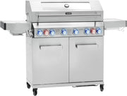 View TAINO PLATINUM YAMARA 6+2 Gasgrill Edelstahl 6 Brenner Keramik Sear-Burner Keramik Backburner Piezo-Zündung Grillrost Gusseisen image 1