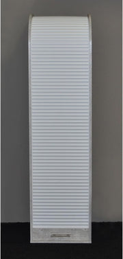 View möbelando Rolloschrank Jalousienschrank Büroschrank Schrank Aktenschrank Organizer I Beton/Weiß image 4
