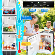 View KESSER Nevera eléctrica portátil 40L con Ruedas | Calienta y enfría | Termoeléctrica | Mini Nevera | 12V y 230V | para Coche, Camping y Enchufe | Modo image 4