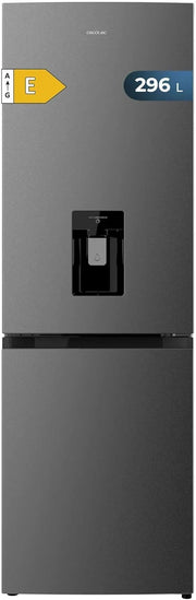 View Cecotec Frigorífico Combi 2 Puertas con dispensador de agua Bolero CoolMarket Combi 296 DF WD Dark E. 296L, 60cm de ancho, Funciones FastCooling, image 1