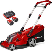 View Einhell Akku-Rasenmäher RASARRO 36/42 Kit Power X-Change (36V, 42 cm Schnittbreite, bis 725 m², Brushless, 50L Fangkorb, Mulchfunktion, inkl. 2x 5,2Ah image 2