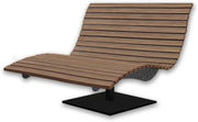 View Waldsofa Swing, drehbar 360°, WPC-Latten, für 2-3 Personen, Sonnenliege, Wellenliege, Relaxliege, Himmelsliege, Liege für den Garten image 1