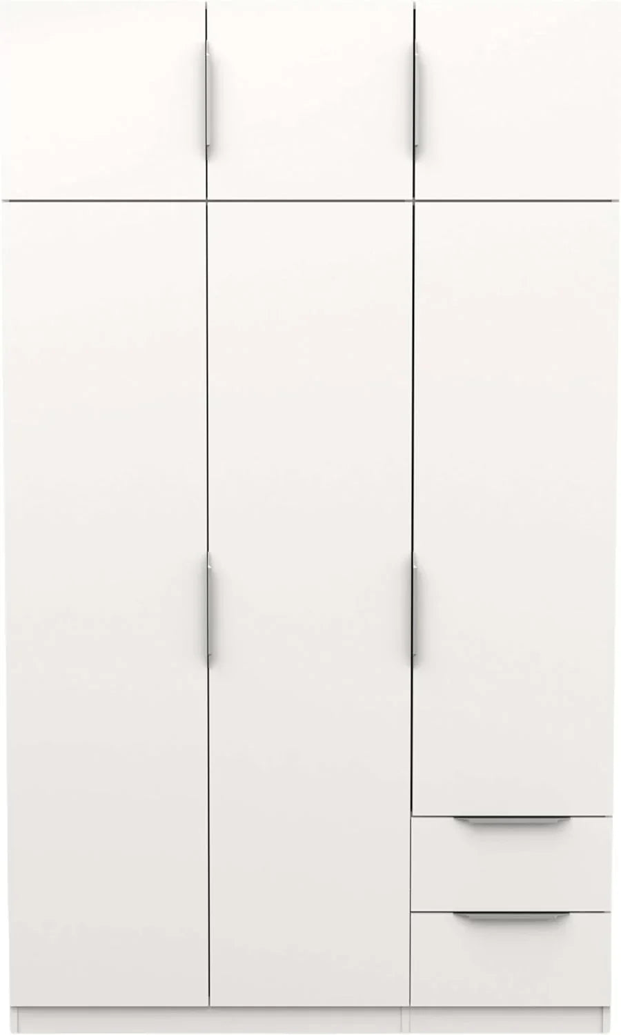 Miroytengo Armario Ghost Grande 6 Puertas y 2 Cajones Color Blanco Mate 203x119 cm