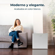 View Cecotec Nevera Pequeña Frigorífico Mini Minibar 46L GrandCooler 20000 SilentCompress White E. Altura 48,7cm, 48 cm de Ancho, Bajo Consumo, Puerta image 6