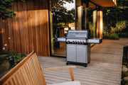 View Enders Gasgrill Monroe Pro 4 SIKR Turbo, 4-Brenner, mit Kocher und Infrarot-Heckbrenner, PanoVision Sichtfenster, Gussrost, Aluguss Grill, 800 °C image 3