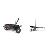 View 45-0543 100 lb. Tow Spiker/Seeder/Spreader, Black & 40-Inch Tine Tow Dethatcher 45-0294,Black image 1