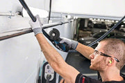 View Professional 12V System Akku Winkelschleifer GWS 12V-76 (inkl. 2x 3.0Ah Akku, Schnellladegerät GAL 1230 CV, 1x Carbide Multi Wheel, 2x Trennscheibe image 4