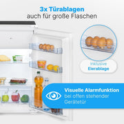 View Bomann Einbaukühlschrank mit Gefrierfach | Kühlschrank Einbau 118L mit 2 Ablagen | Einbaukühlschrank mit Abtauautomatik & Schlepptürausführung | image 5