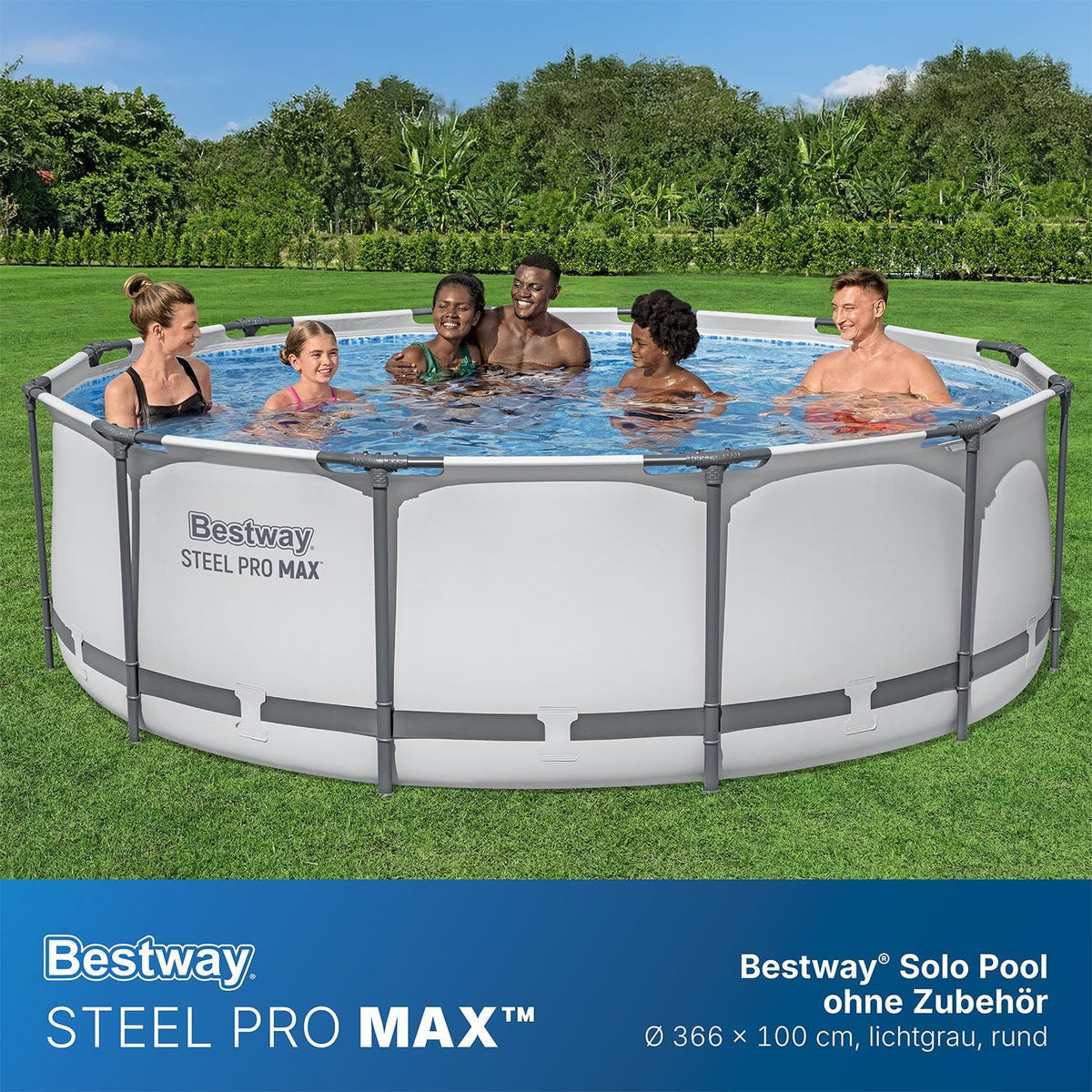Bestway Steel Pro Max 5616B-7 Aufstellpool 366 x 100 cm
