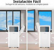 View COMFEE Pingüino Aire Acondicionado Portátil 8000 BTU / 2000 Frigorías – Climatizador sin unidad exterior – Enfriador Silencioso Bajo Consumo con Kit image 6
