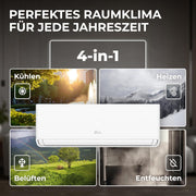 View Kältebringer A+++ R290 Split Klimaanlage 12000 BTU (3,7 kW) - mit Heizfunktion, WiFi & App, bis 60m², sehr leise, 5m Kupferleitung, Kältemittel R290, image 4