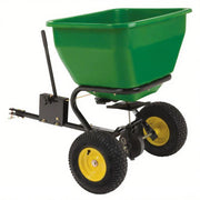 View 175 lb Tow-Behind Broadcast Spreader, Rustproof Poly Hopper, Universal Fit image 1